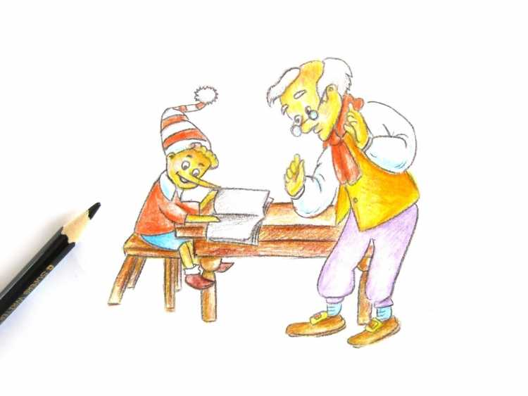 Сказочные персонажи Буратино