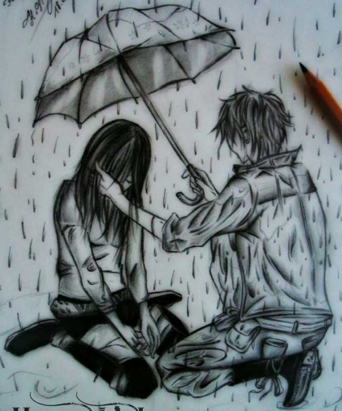 Нарисованные девушки белые