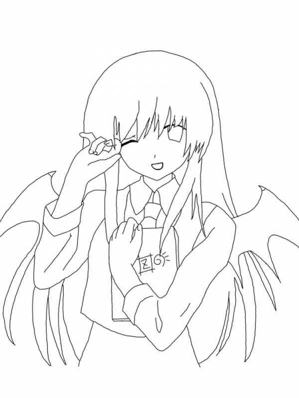 Большая раскраска аниме