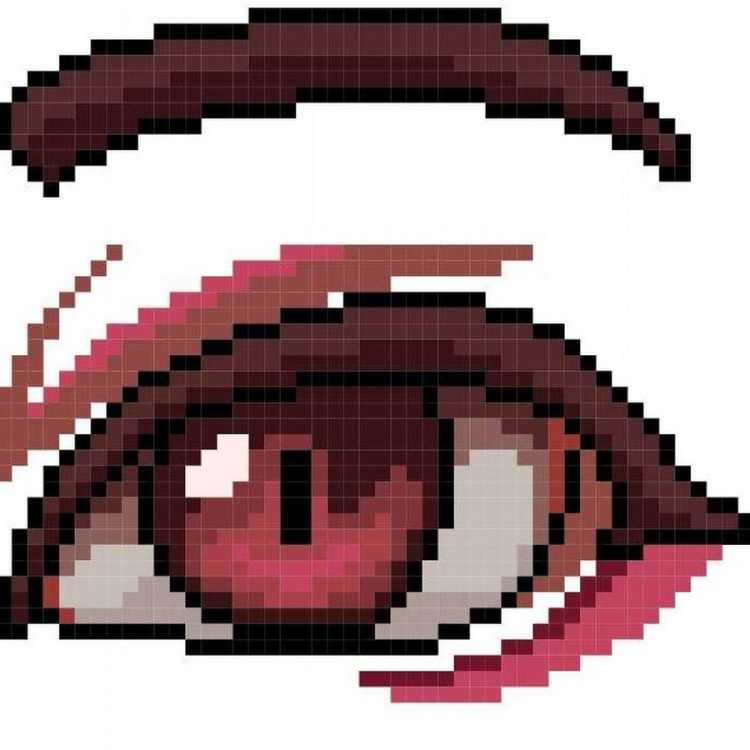 Глаз по пикселям