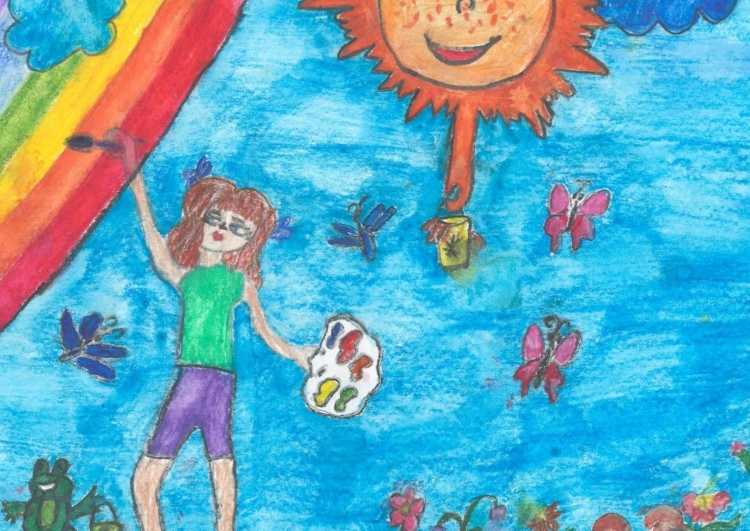 Конкурс рисунков на тему лето