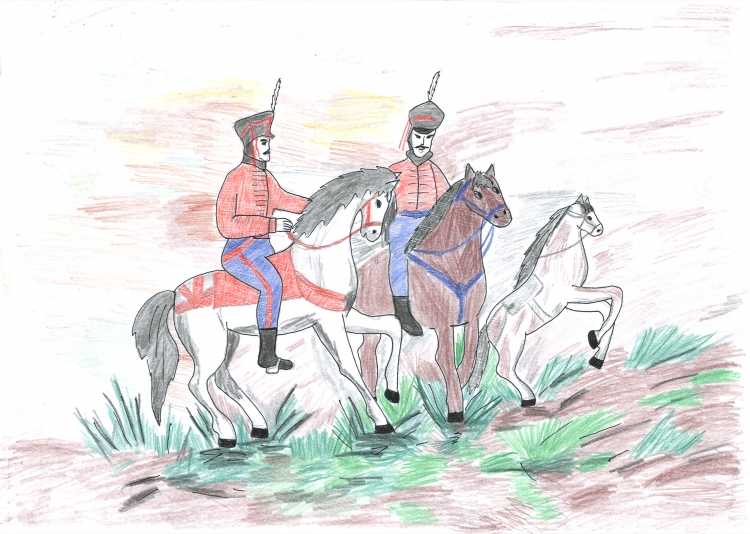 Русское поле Бородино портрет батальный Жанр