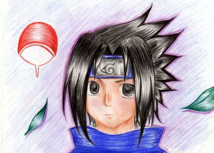 Саске рисунок