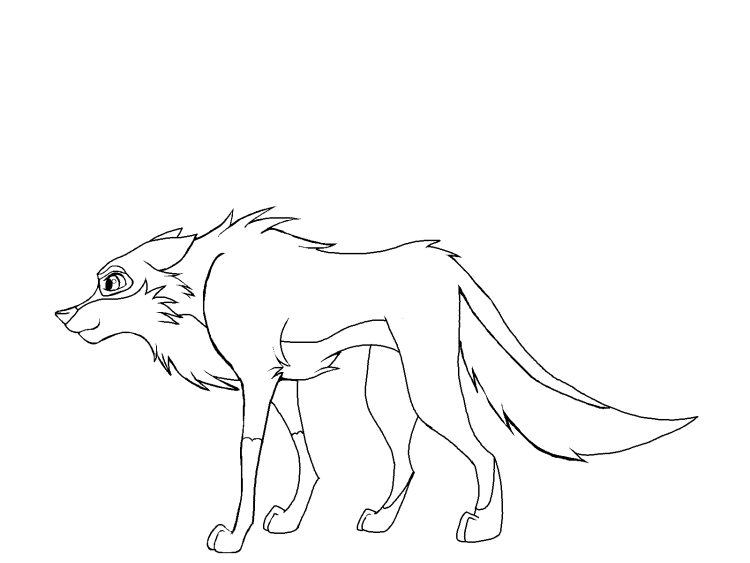 Волк и ягненок рисунок карандашом