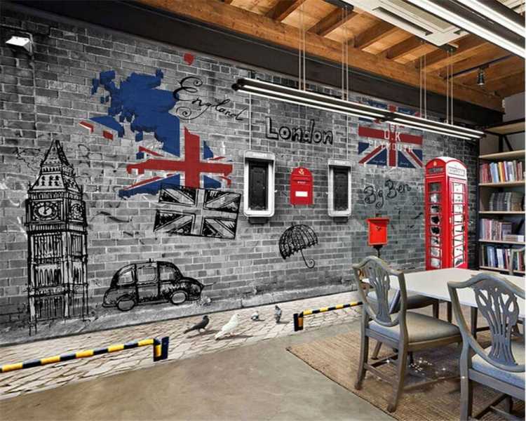 Роспись стен в стиле лофт