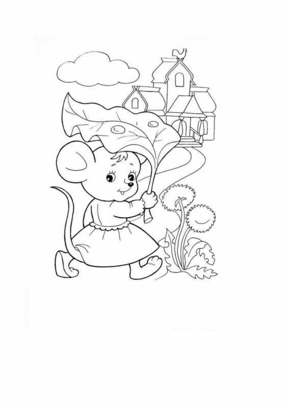 Раскраска. Теремок