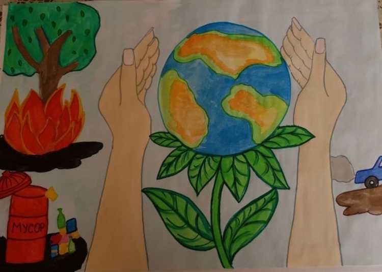 Жить в гармонии с природой рисунки