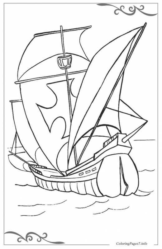 Раскраски для мальчиков корабли