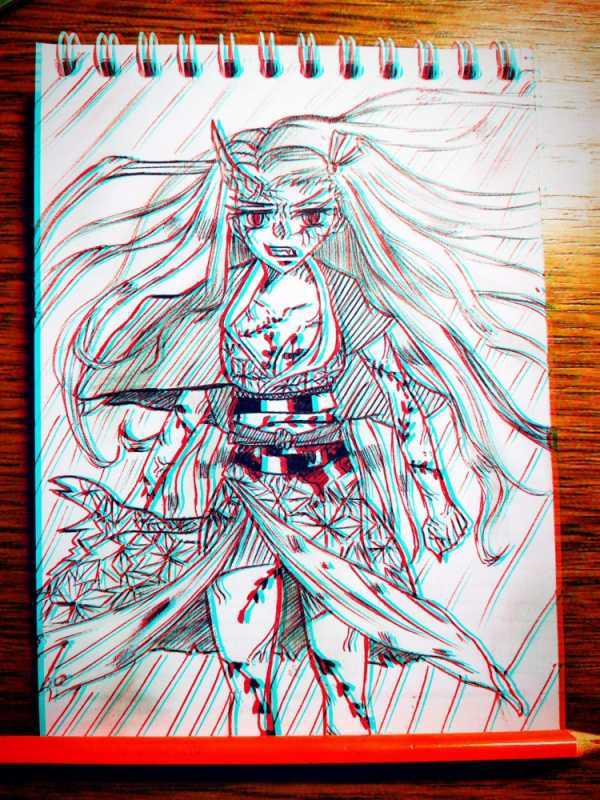 Клинок рассекающий демонов раскраска