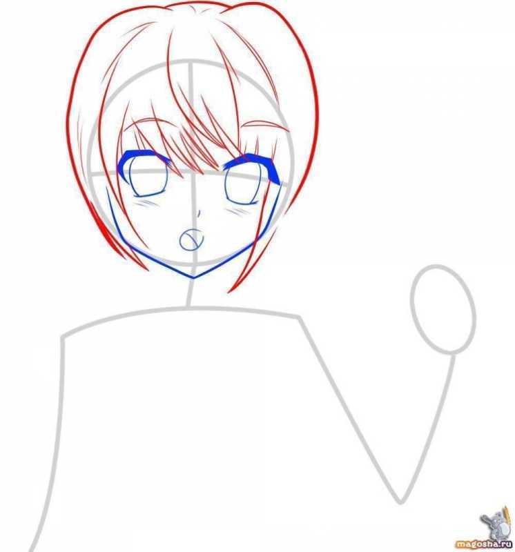 Уроки рисования для детей аниме
