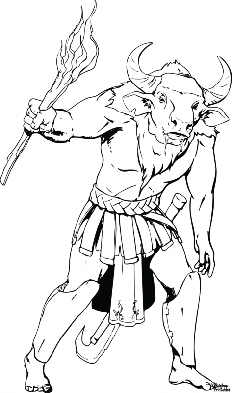 Подвиги Геракла 12 подвигов раскраска