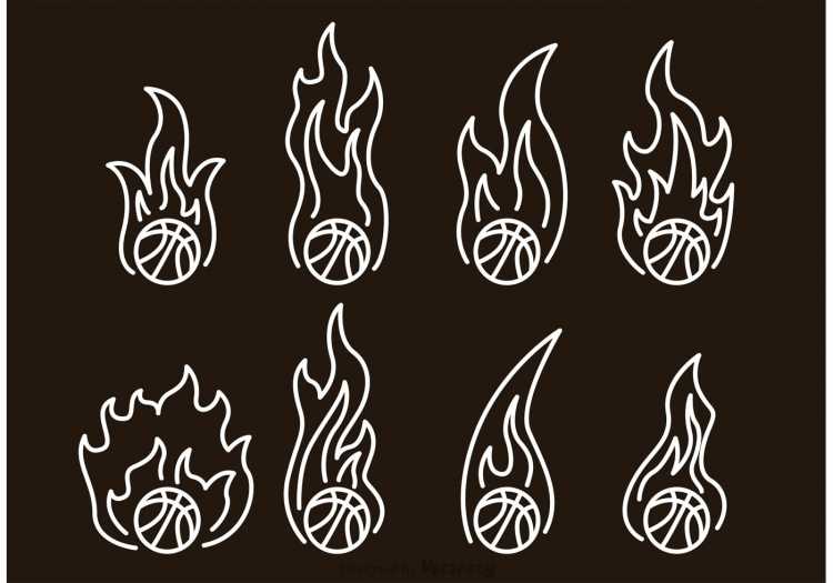 Огонь нарисованный