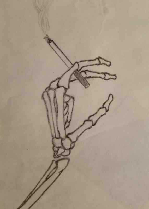Кисть руки скелет