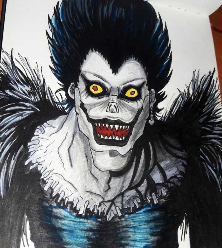 Рюк тетрадь смерти арт