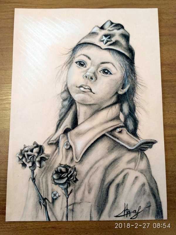 Рисунок на тему война карандашом