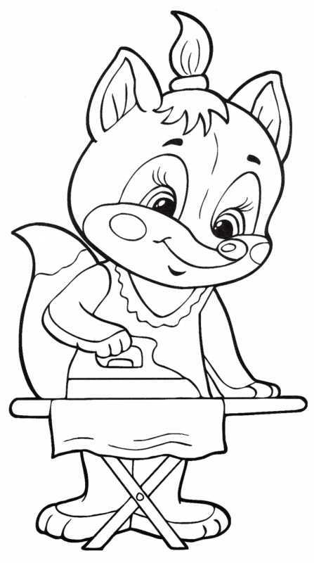 Пришвин Лисичкин хлеб раскраска