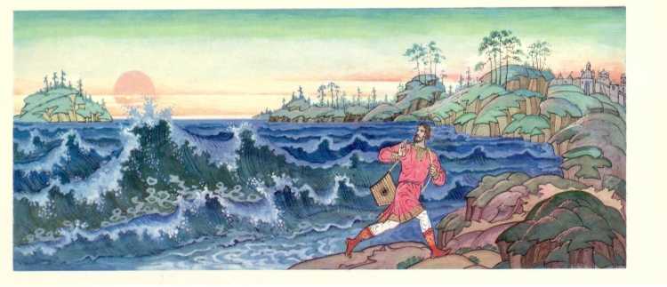 Иллюстрация к опере былине Садко