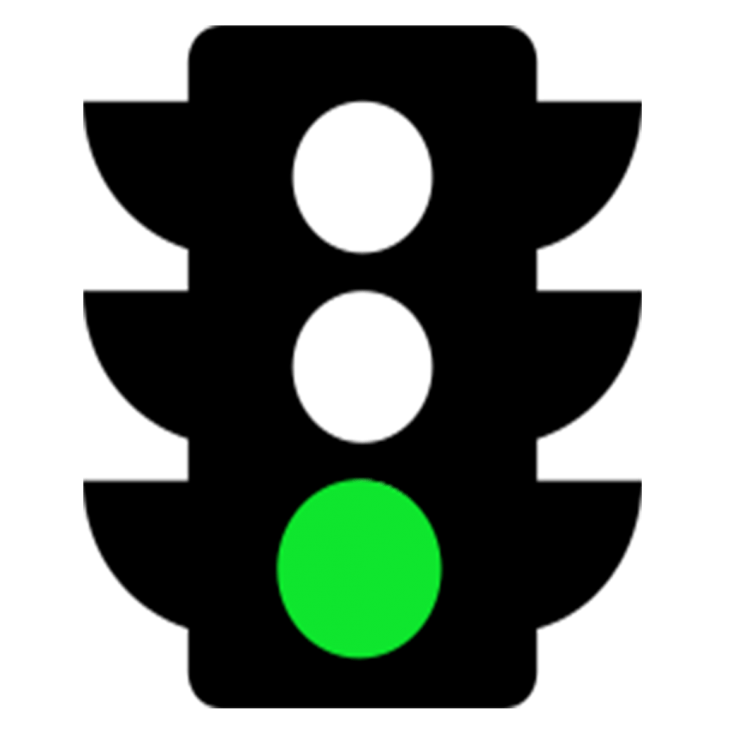 Светофор контур для детей