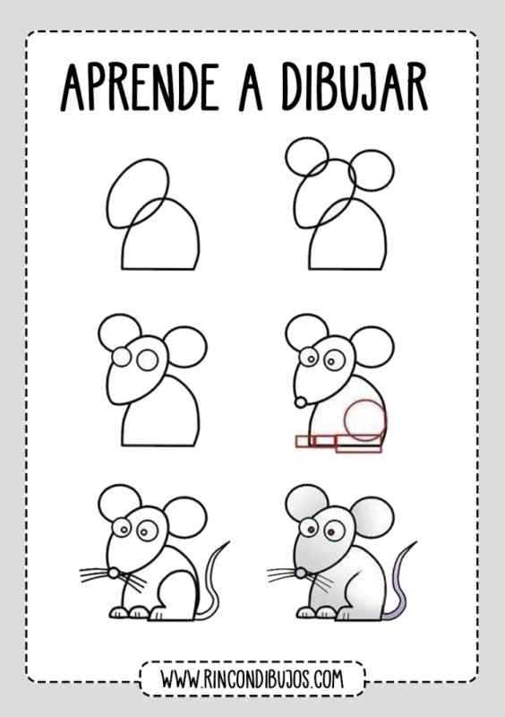 Поэтапные рисунки для детей