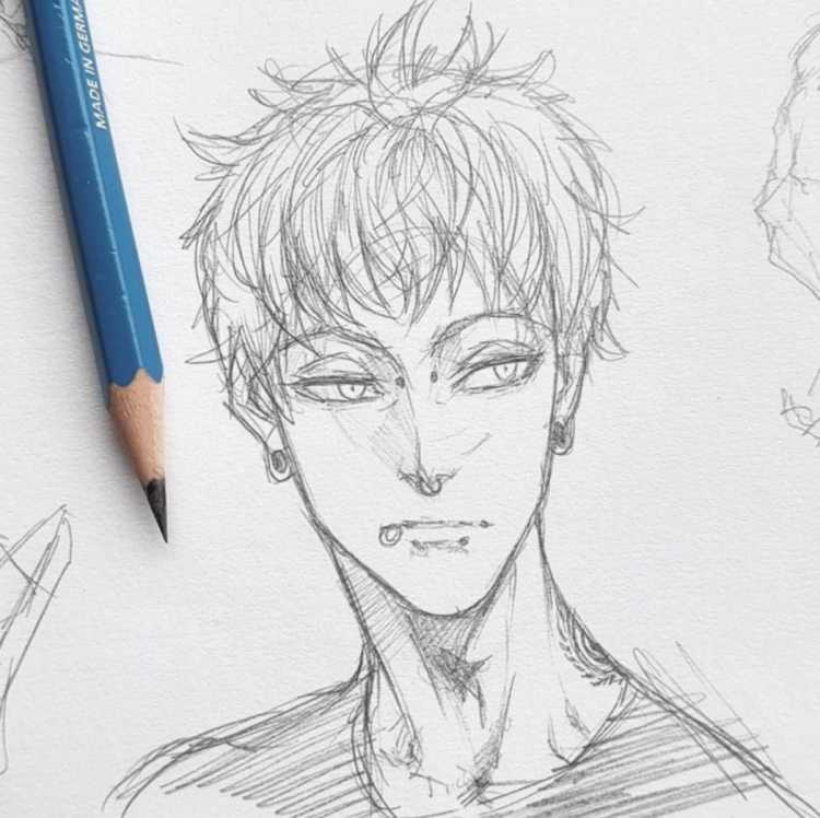 Аниме лицо мужское