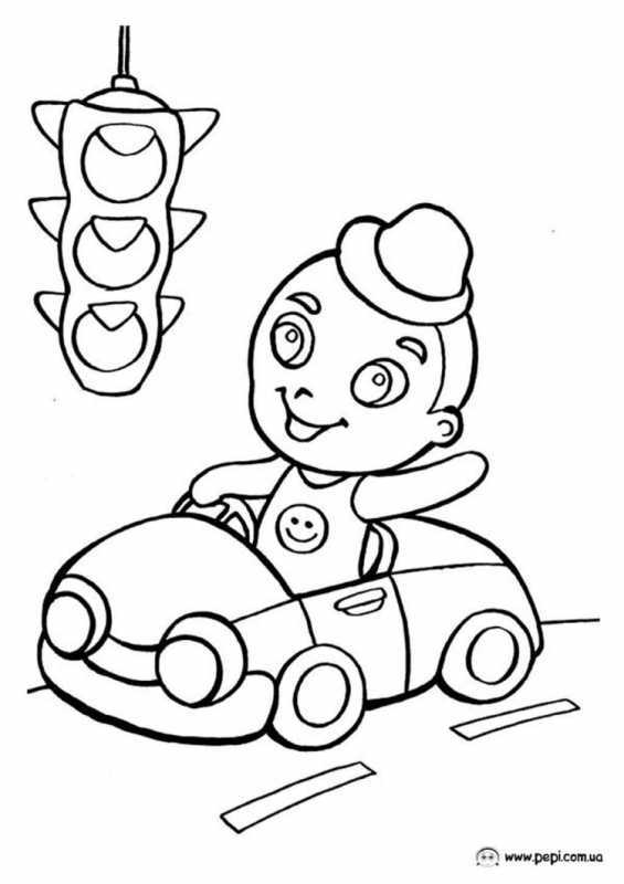 Светофор шаблон