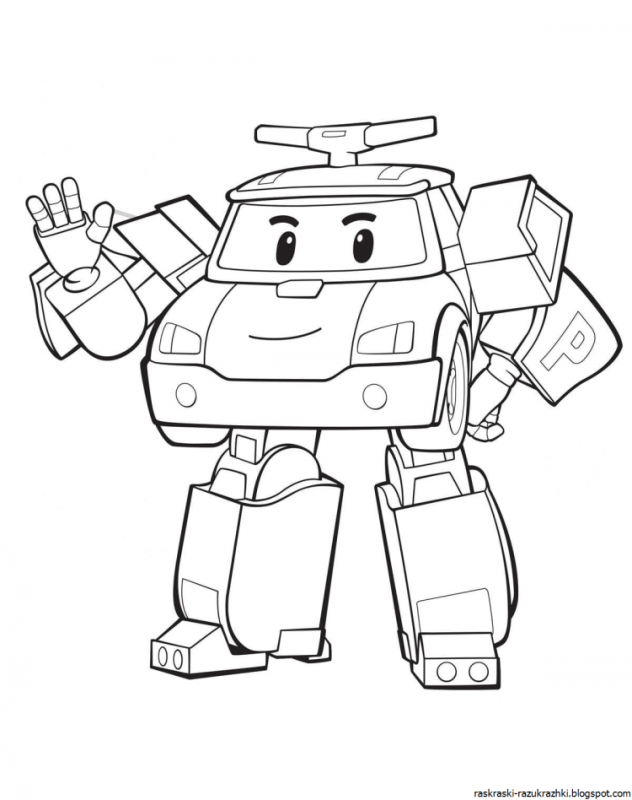 Раскраски для мальчиков роботы трансформеры Бамблби