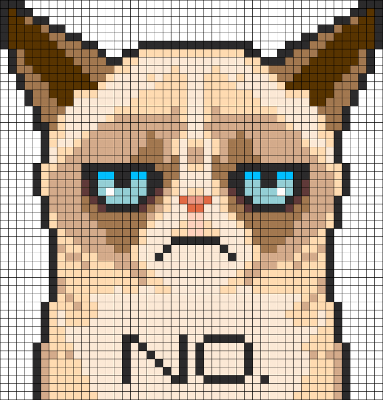 Пиксель арт для вышивания
