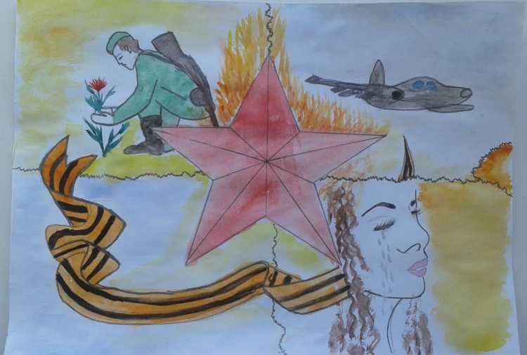 Рисунок на тему Великая Матушка Волга