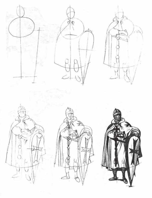 Уильямс Рэй "рисуем 50 рыцарей"