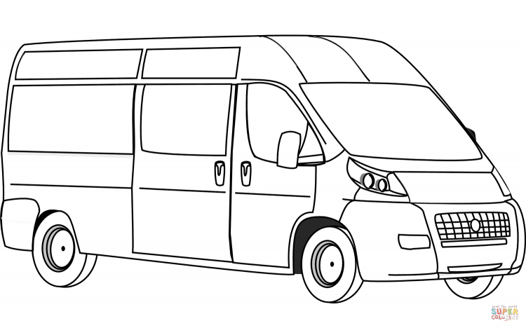 Раскраска автобус