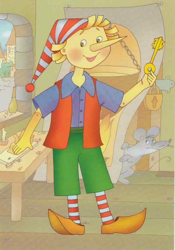Сказочные персонажи Буратино