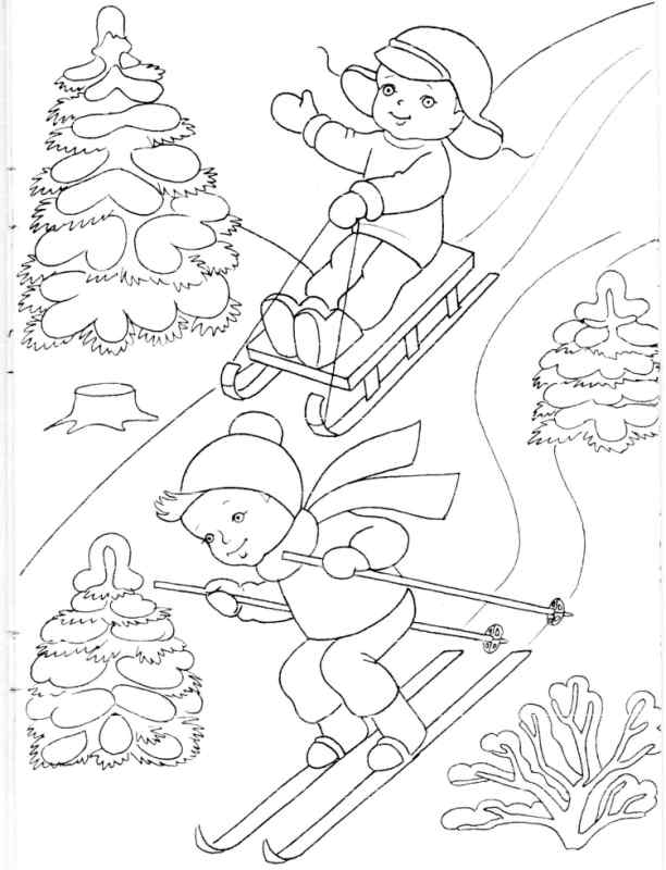 Художник Елена Уварова зима