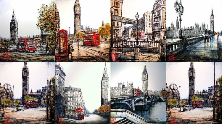 Нарисовать Лондон
