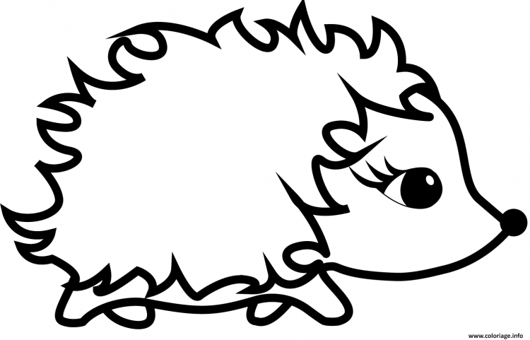 Ежик трафарет