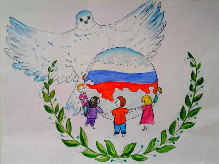 Патриотический рисунок