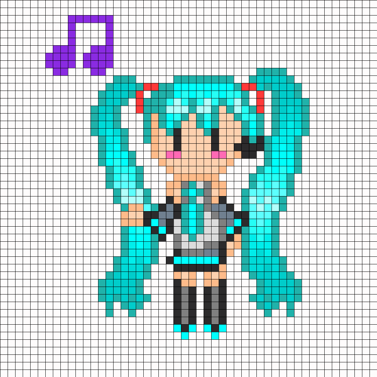 Рисунки в клеточку