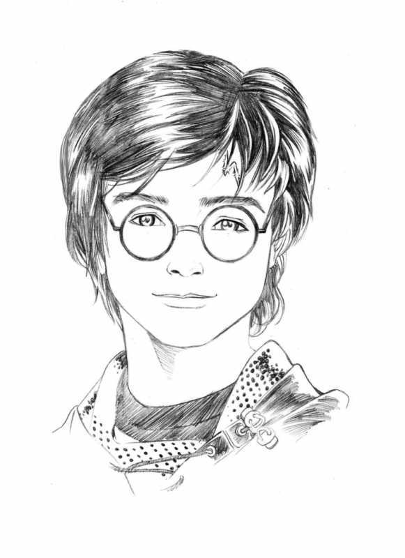 Гарри Поттер рисунок