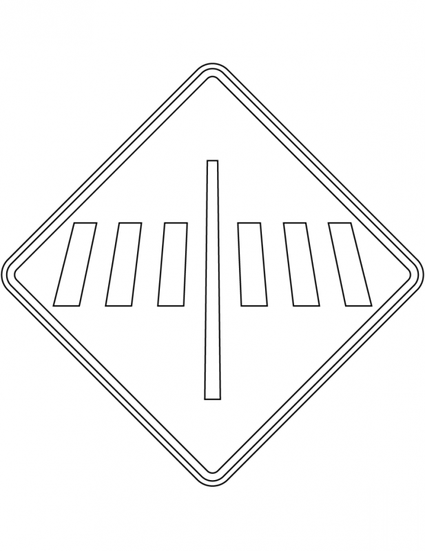 Дорожные знаки раскраска
