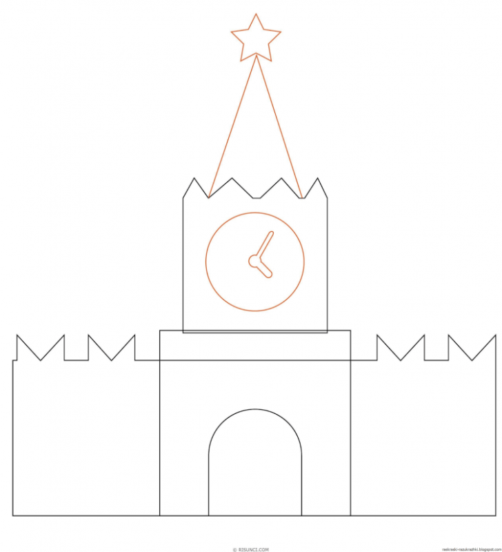 Рисунки Москвы детские