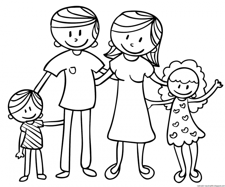 Расскраскадень матери