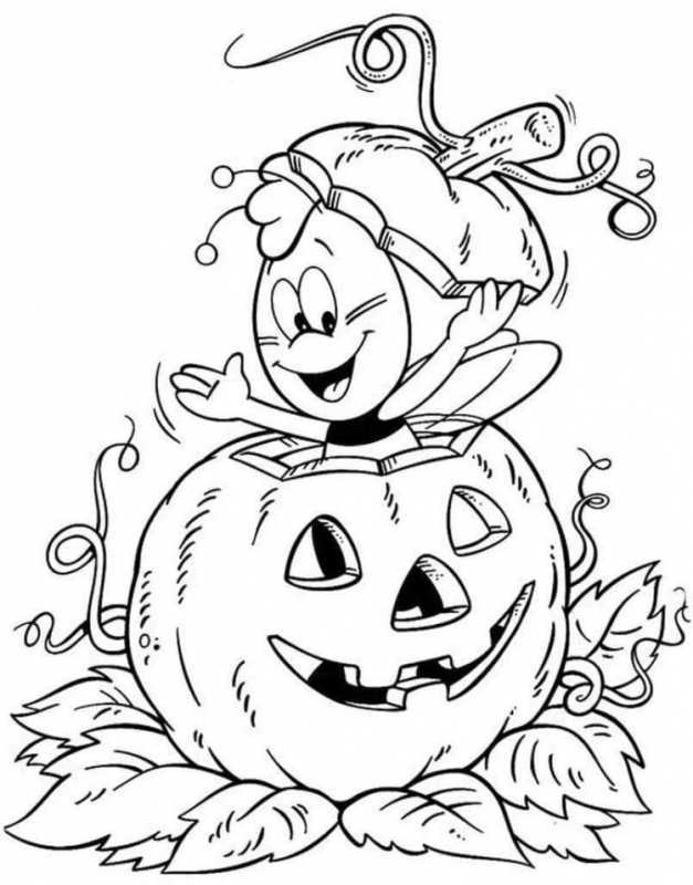 Тыква раскраска