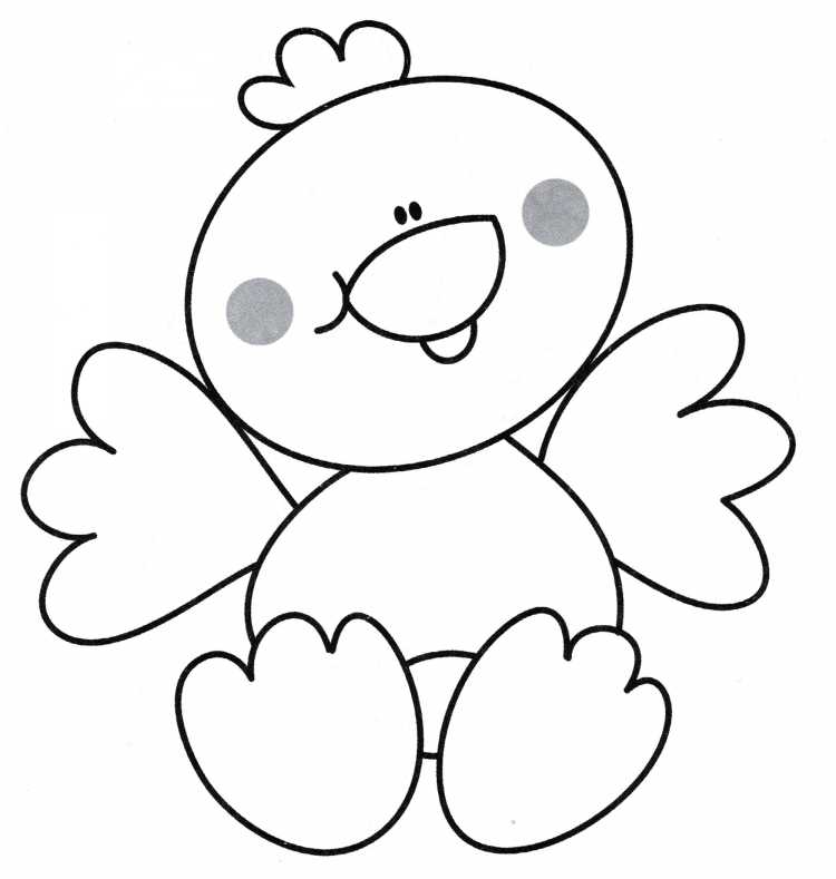 Раскраски для детей жирный контур