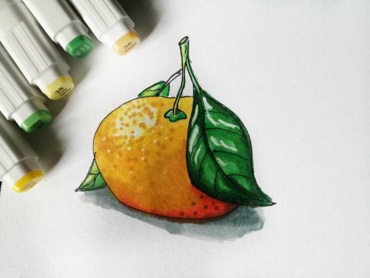 Рисование маркерами для начинающих