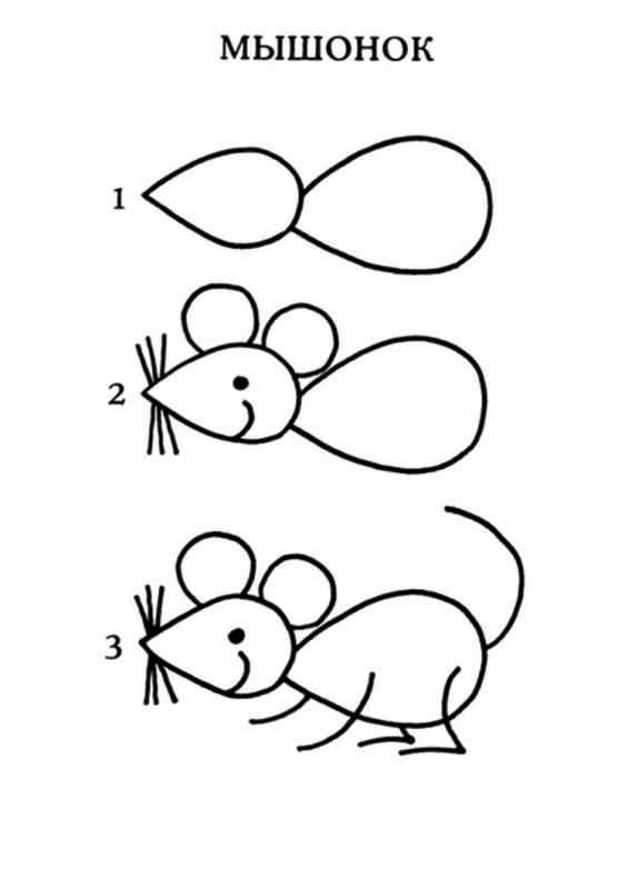 Схемы рисования для детей