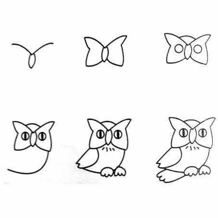 Маленькие рисунки для начинающих