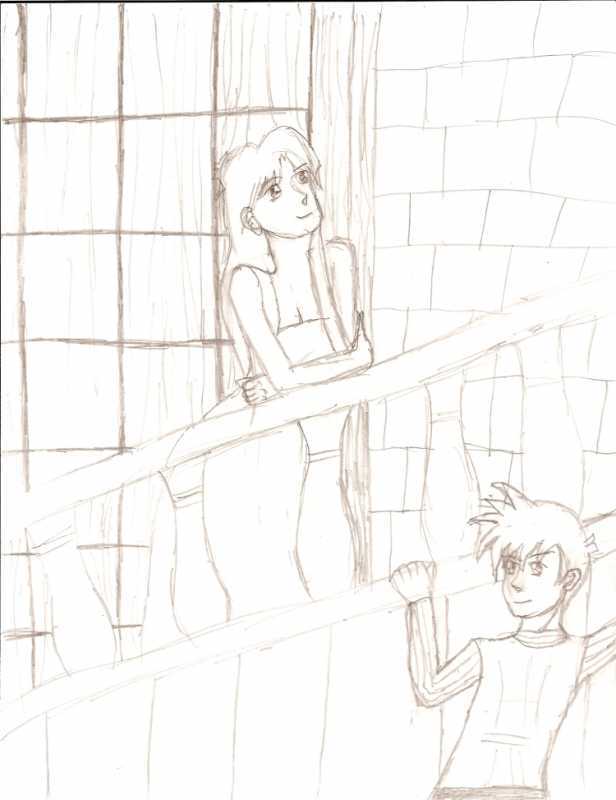 Ромэо и Джульетта рисунок легкий