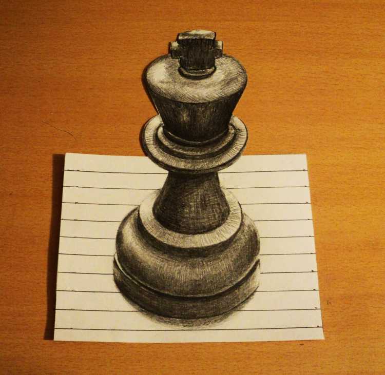 Шахматные фигуры акварель
