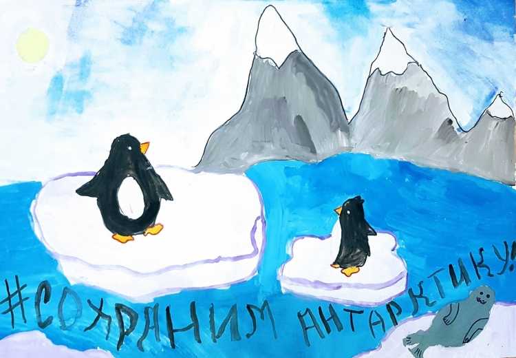 Антарктида рисунок