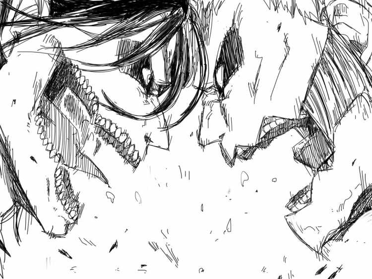 Атака титанов скетчи от