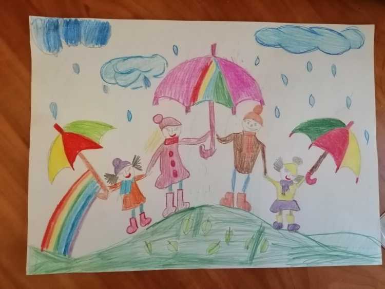 Детство счастливая пора рисунок